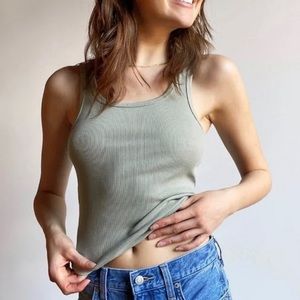 Aritzia Sunday Best Carey Long Tank Top
